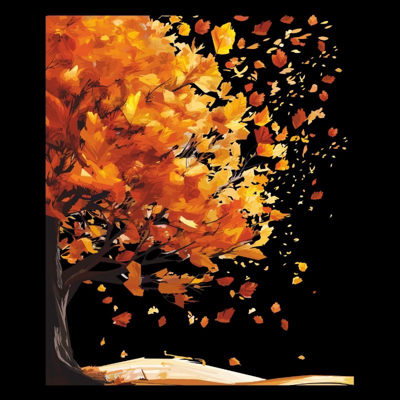 HERBST BAUM BLÄTTER