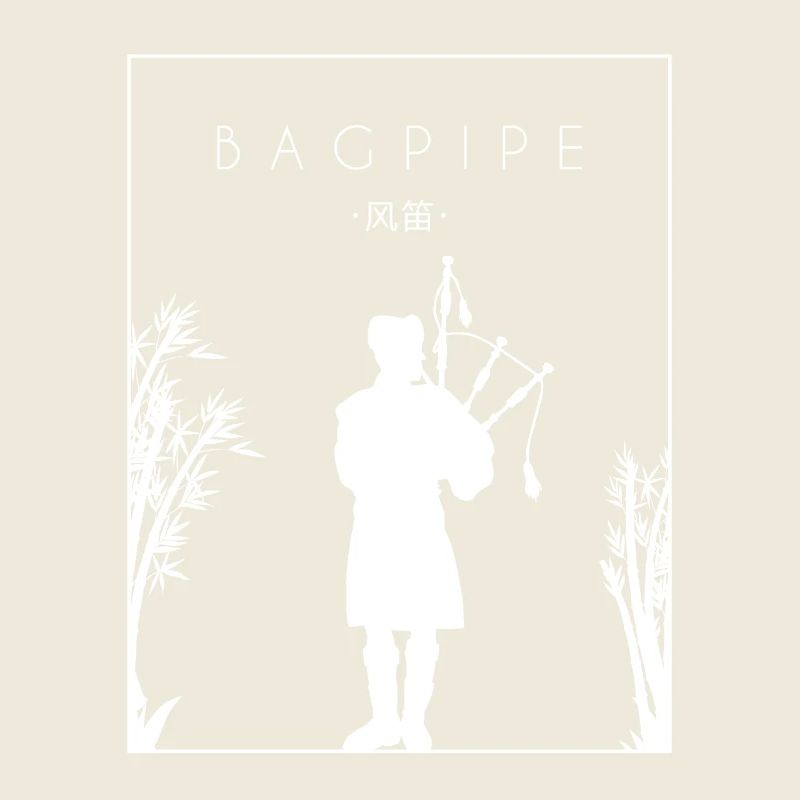 Bagpipe Chinese Hanzi Blowpipe Great Highland