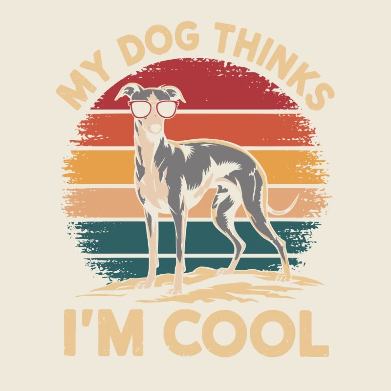 Windhund Mein Hund Denkt Das Ich Cool Bin