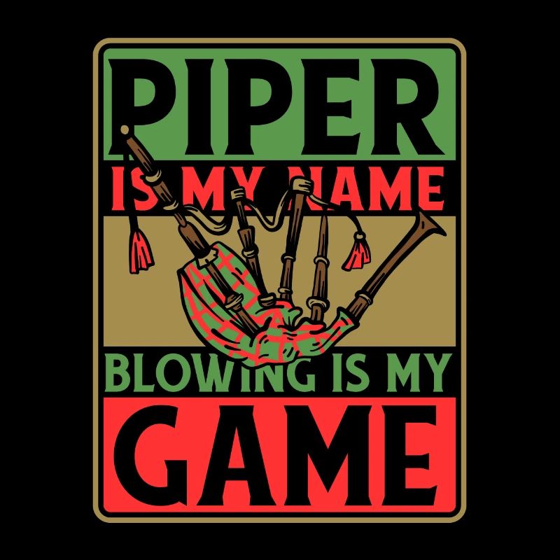 Piper est mon nom, souffler est mon jeu sarbacane