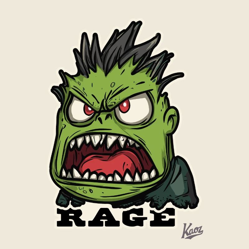 Angry Green Ogre Wrath