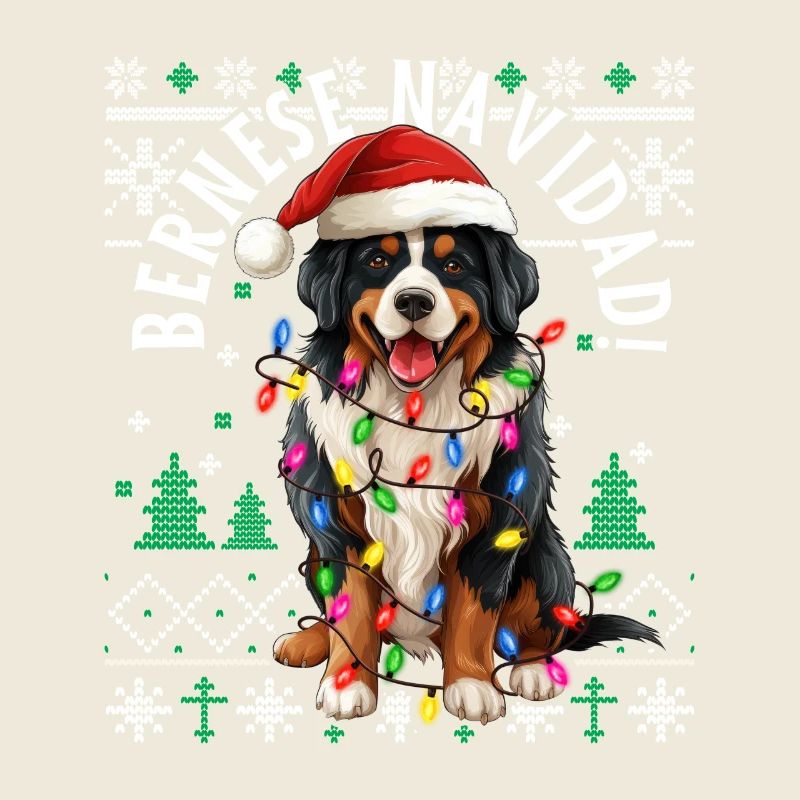 Bernois Navidad Noël Bouvier bernois