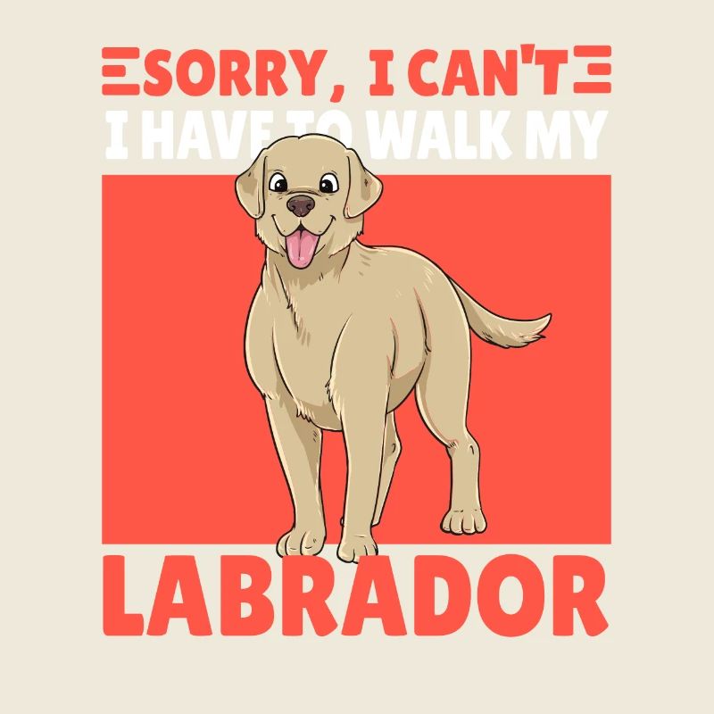 Lustiger Labrador Spruch Geschenk Hund Gassi