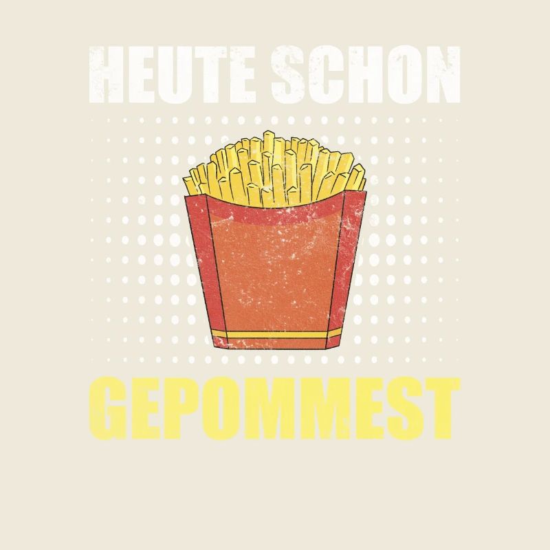 Süßes Pommes Fries Geschenk Heute Schon Gepommest