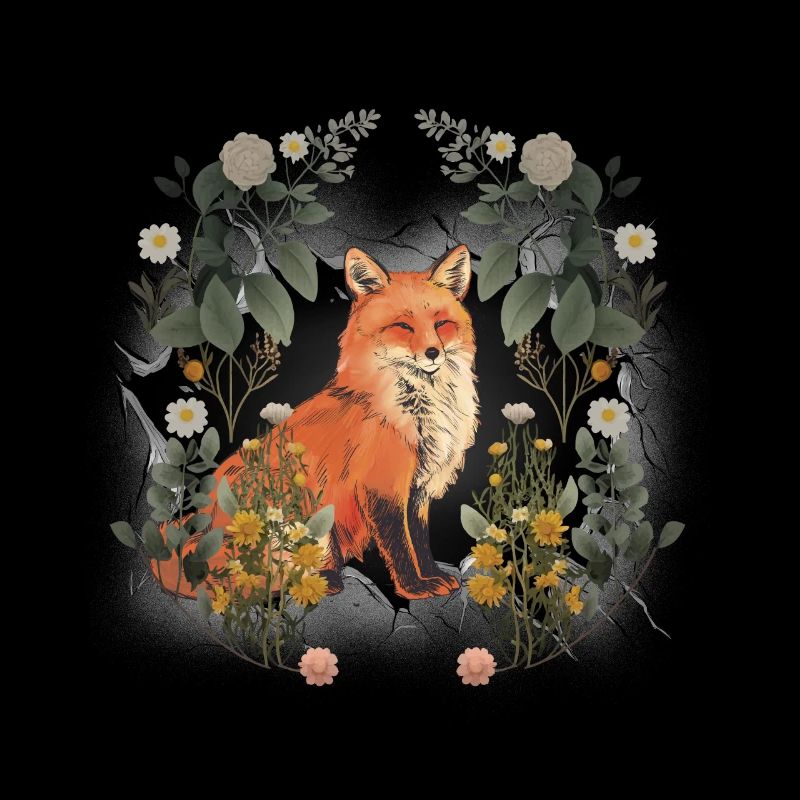 Fuchs Kind Kinder Waldbewohner Waldtiere Füchsin