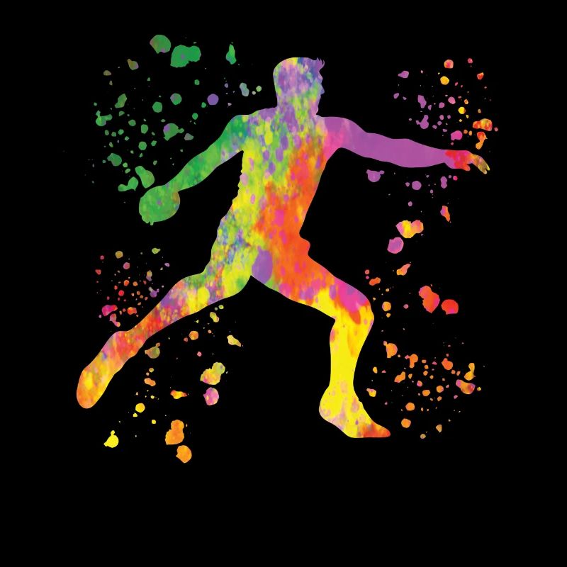 Diskuswerfer Colorsplash Diskuswurf