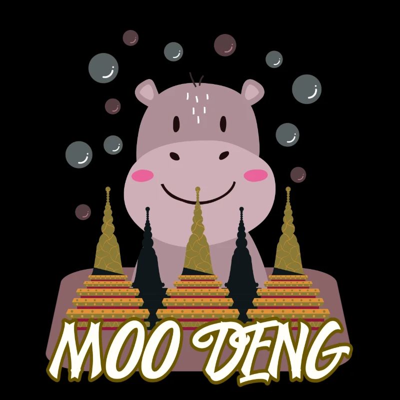 Moo Deng Mignon Hippopotame Bébé Animal