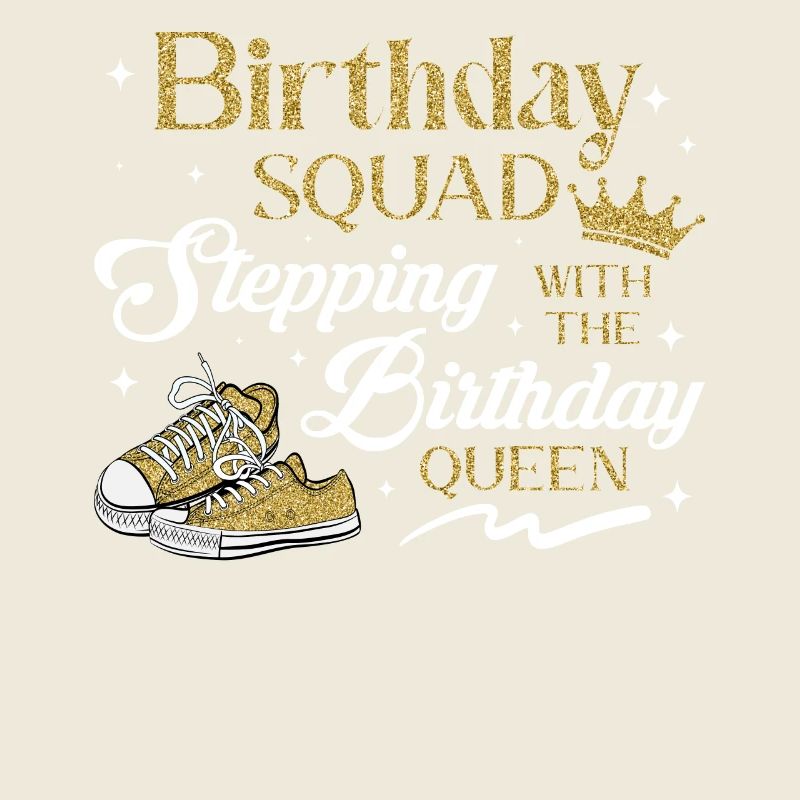 Escouade d’anniversaire Glam Stepping avec la Reine Graphi