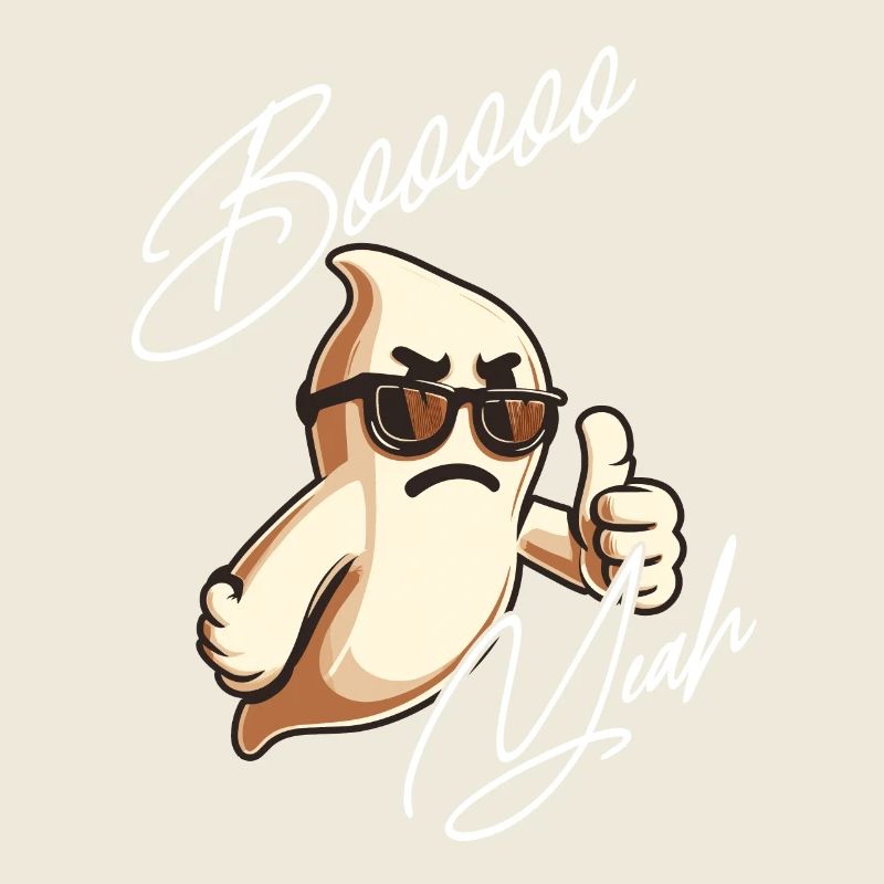 Boo Yeah Fantôme Drôle Dire Design
