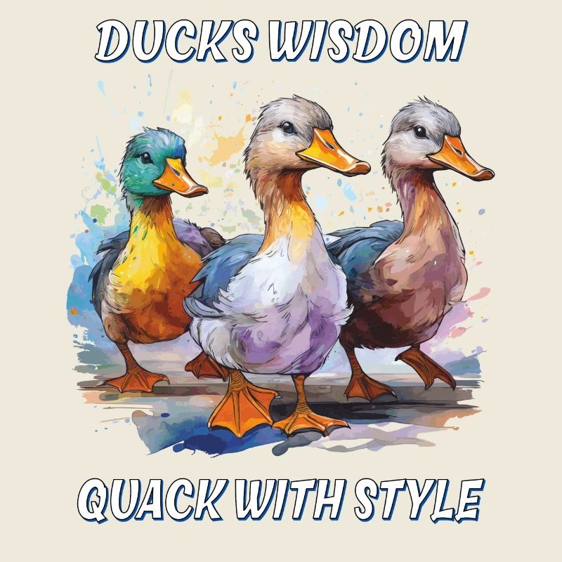 DUCKS WISDOM QUACK WITH STYLE