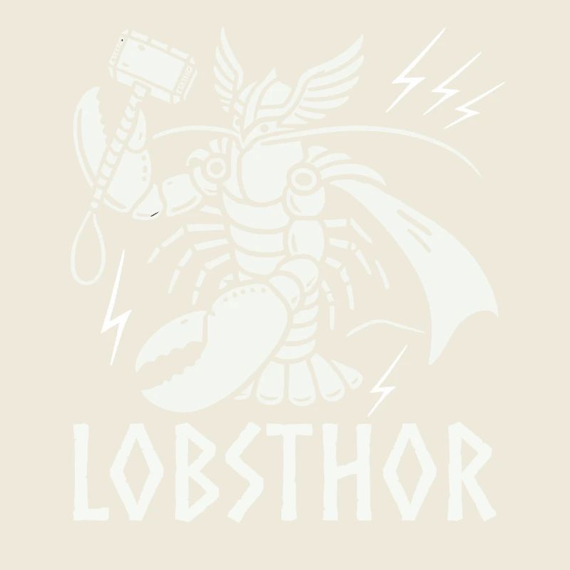 Lobster lobsthor funny viking sea fish valhalla