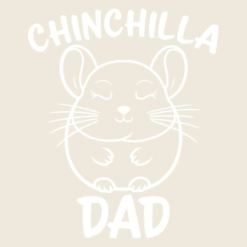Chinchilla disant papa drôle Chinchilla cadeau