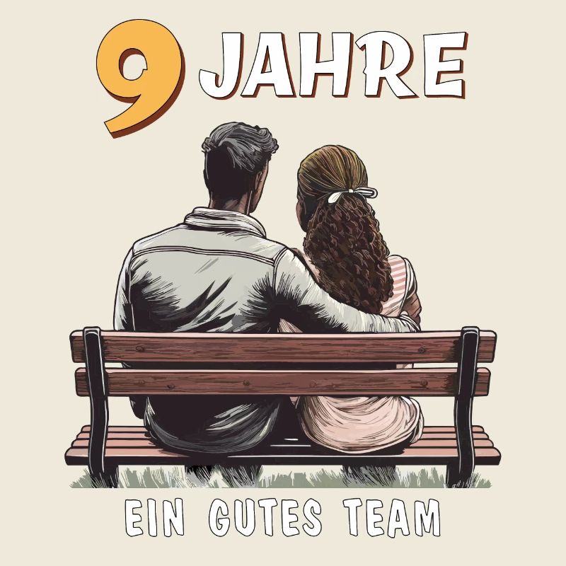 9 JAHRE EIN GUTES TEAM MANN FRAU