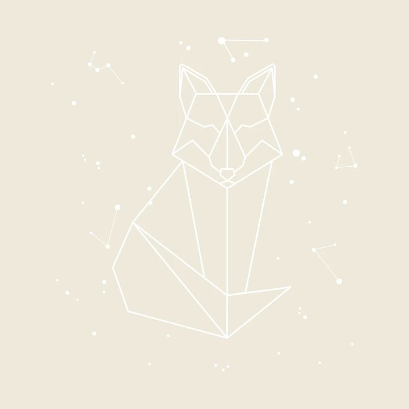 Sternbild Fox Constellation Red Fox Canidae