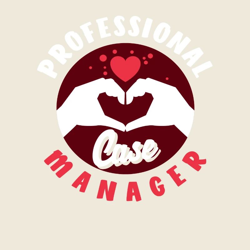 Professional Case Manager Design Heart Hands