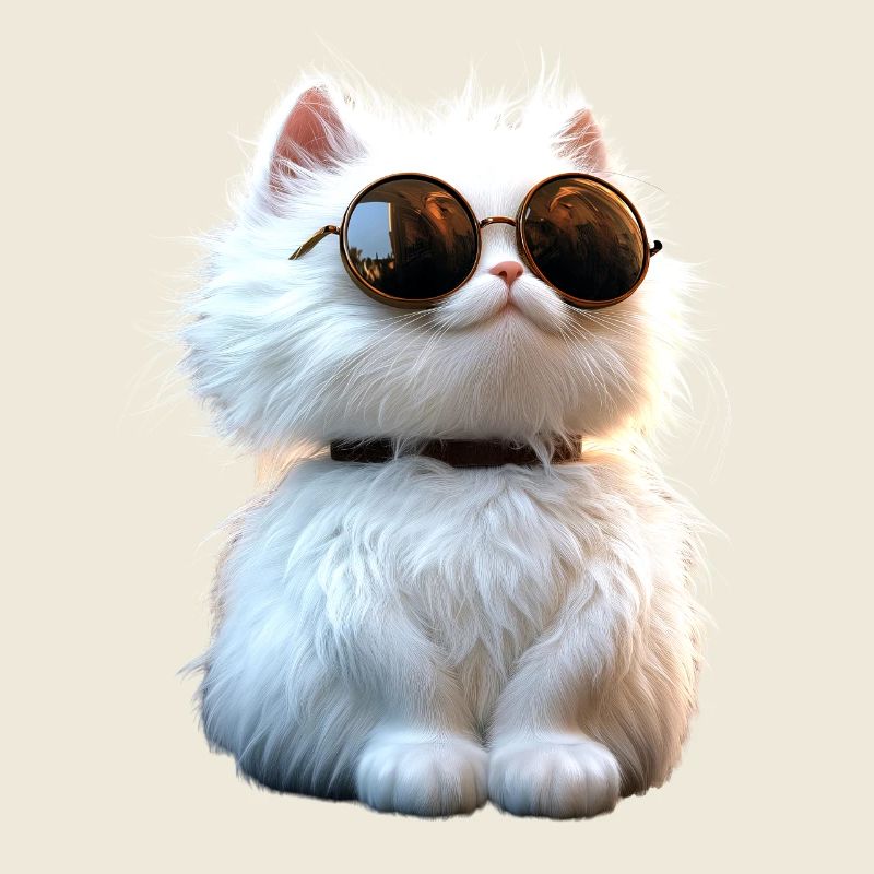 Chat Angora Blanc Chat Angora Chats Angora Mignons