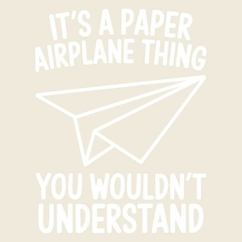 Papierflieger Spruch Witz Papierflugzeug Geschenk