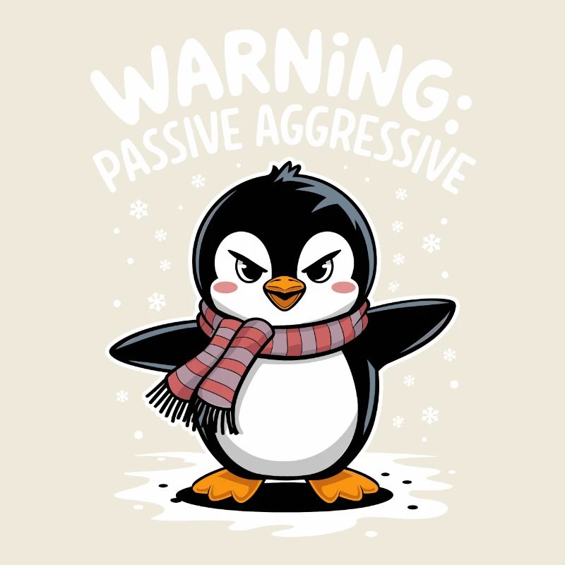 Warning: Passive Aggressive Pinguin Humor