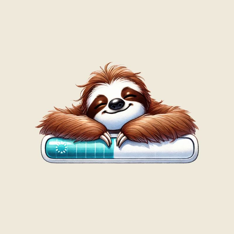 Relaxed Sloth Loading Bar