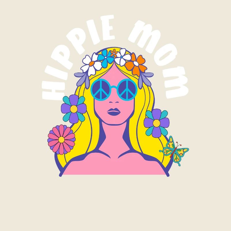 Hippie Mom Fleur Bandeau Lunettes de soleil