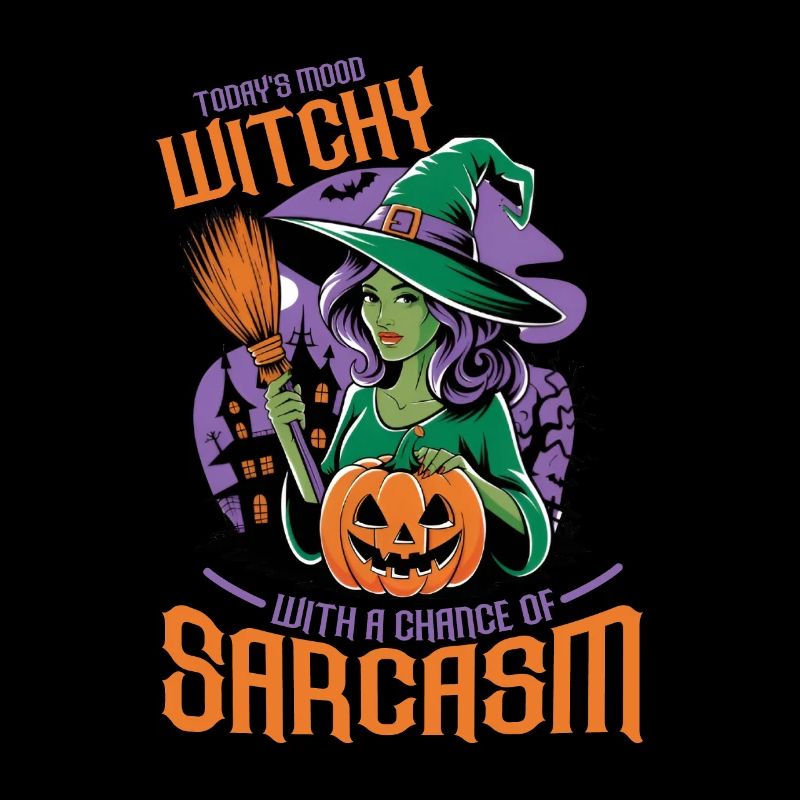 Sarcastic Witch Outfit Women's Halloween