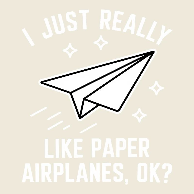 Papierflieger Spruch Witz Papierflugzeug Geschenk