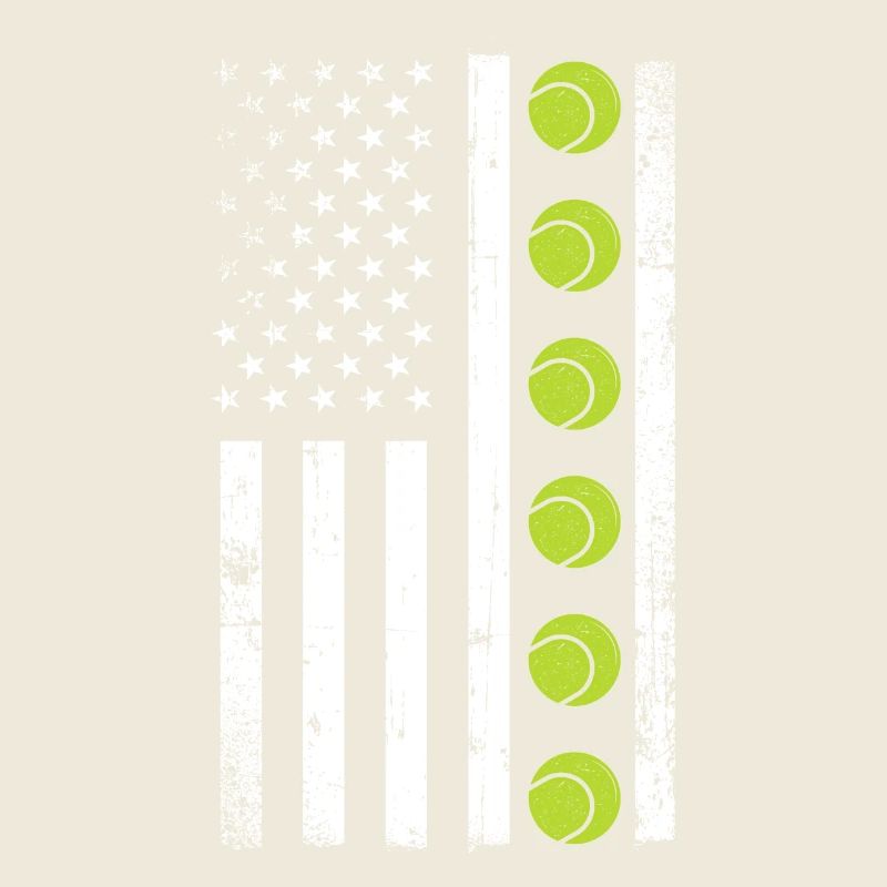 Funny Tennis Player Racket