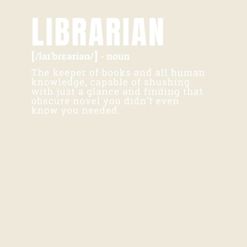 Drôle Bibliothécaire Définition Humour Profession