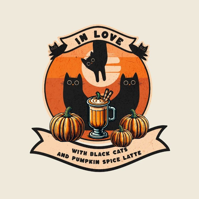 Black Cats & Pumpkin Spice Latte Love