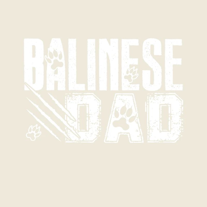 Funny Balinese Cat Dad