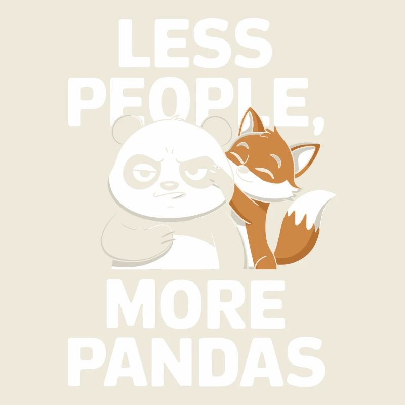 Moins de gens, plus de pandas