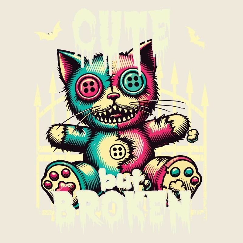 Mental Psychopath - Cute But Broken Cat