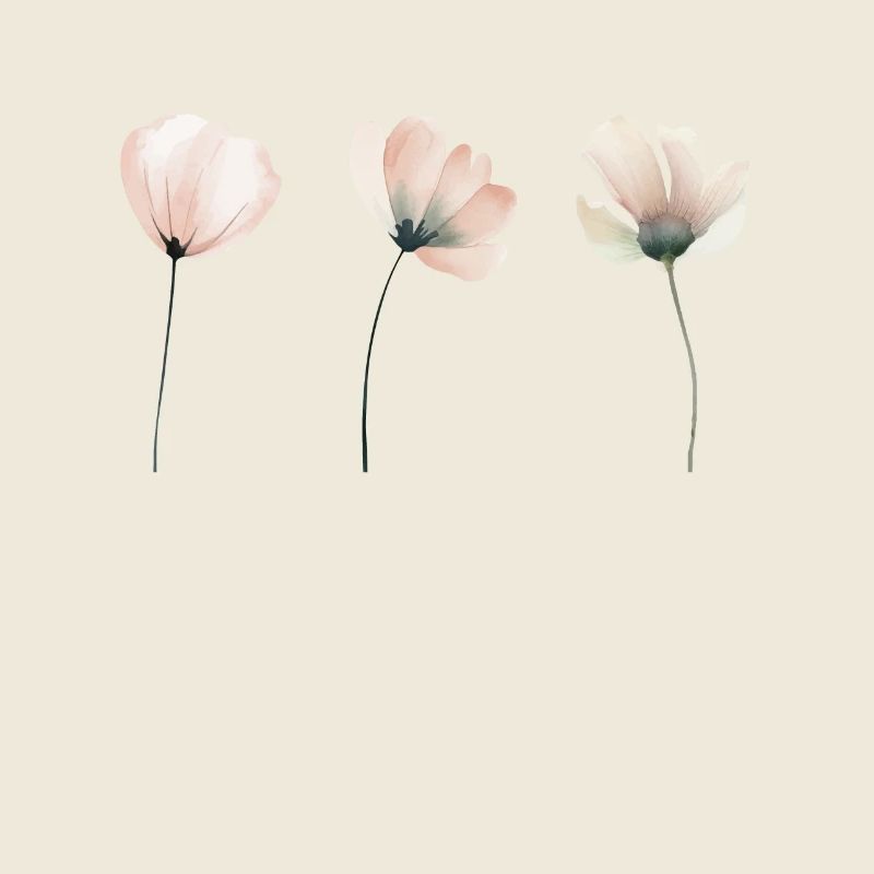 Elegante Blumen Fleurs élégantes