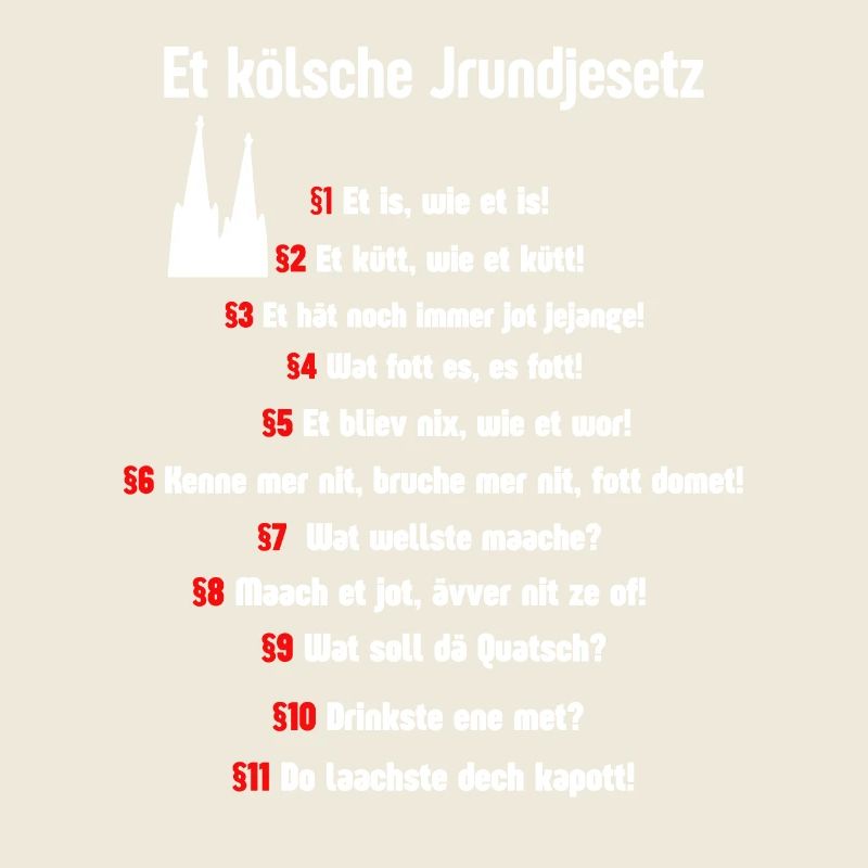 Carnaval Cologne Loi fondamentale Cologne Alaaf Cologne