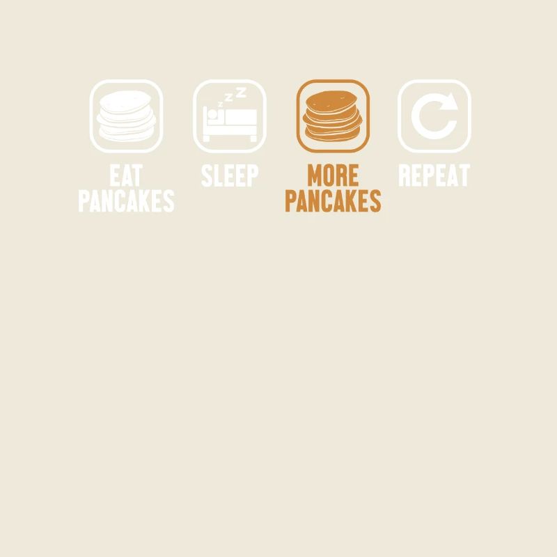 Manger Dormir Plus de crêpes Répéter les recettes Amoureux