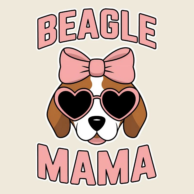 Beagle Mama Hund Mutter Lustiges Beagle Geschenk