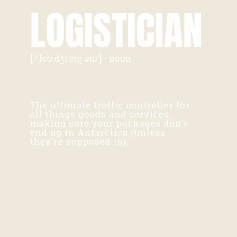 Logistics Traffic Controller Goods Packages Humor