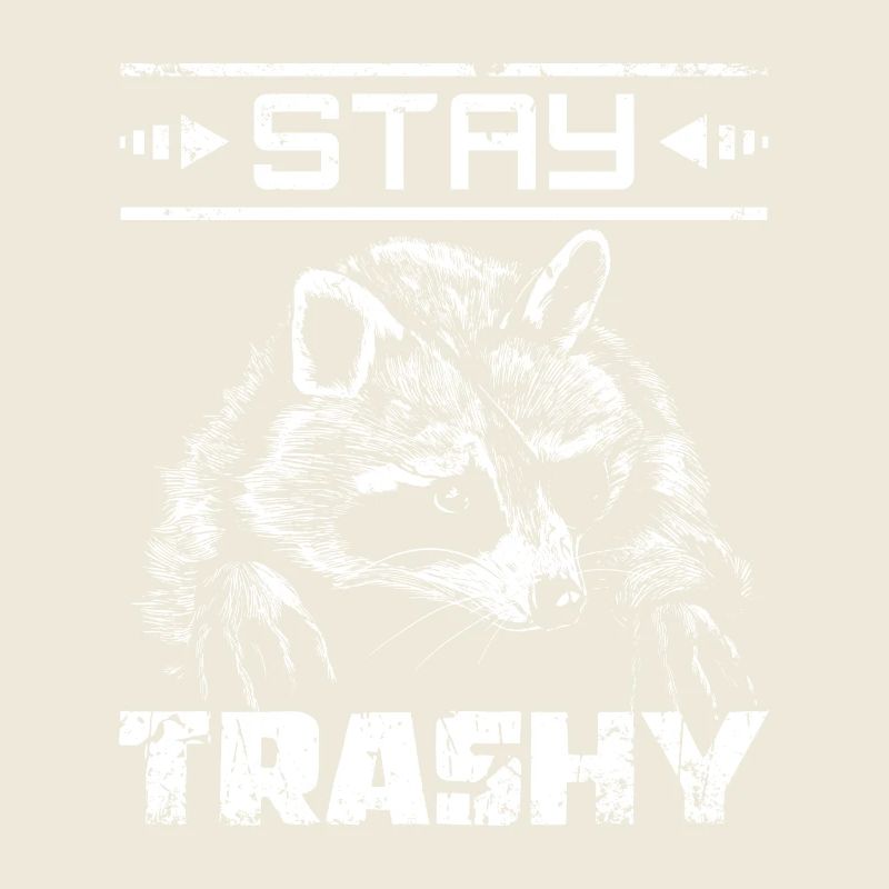 Restez raton laveur trash