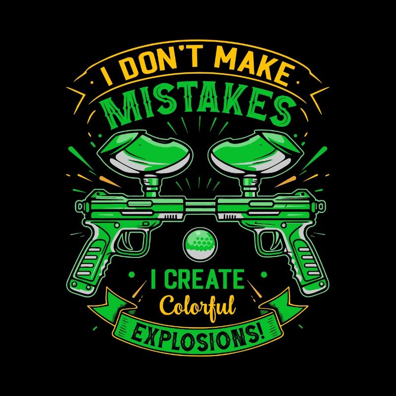 Je ne fais pas d’erreurs ; Je crée une explosion colorée