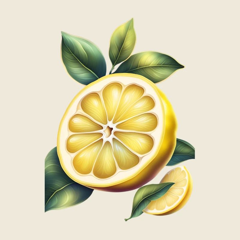 A yellow lemon t shirt design
