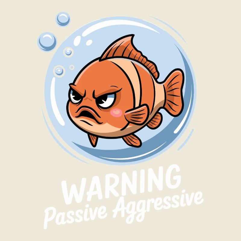 Attention Passive Aggressive Funny Fish Comic