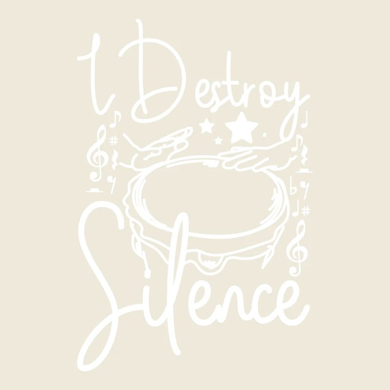 I destroy silence Conga player