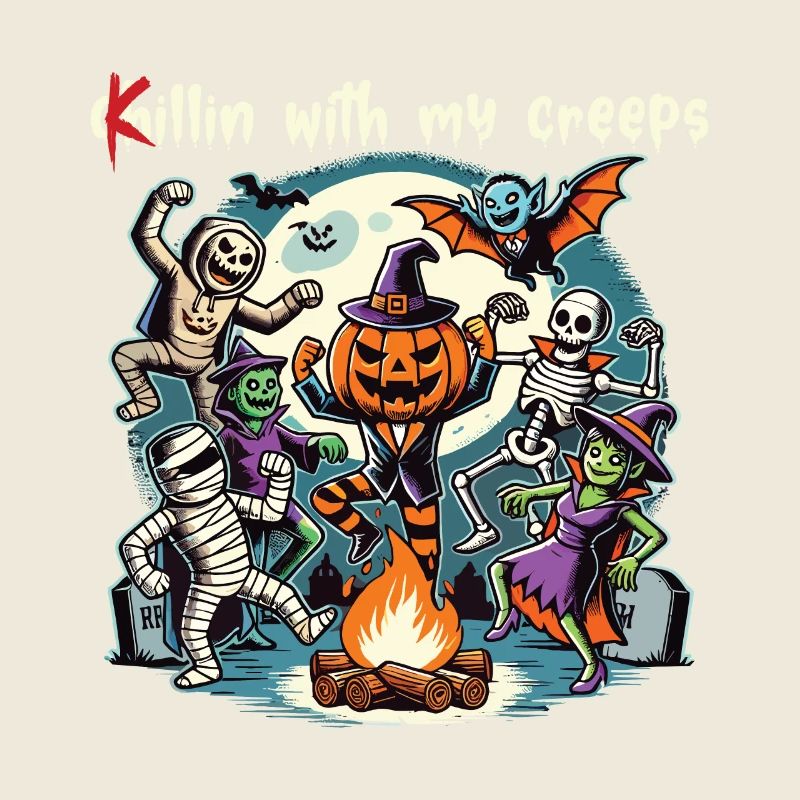 Amusez-vous à Halloween avec mes creeps