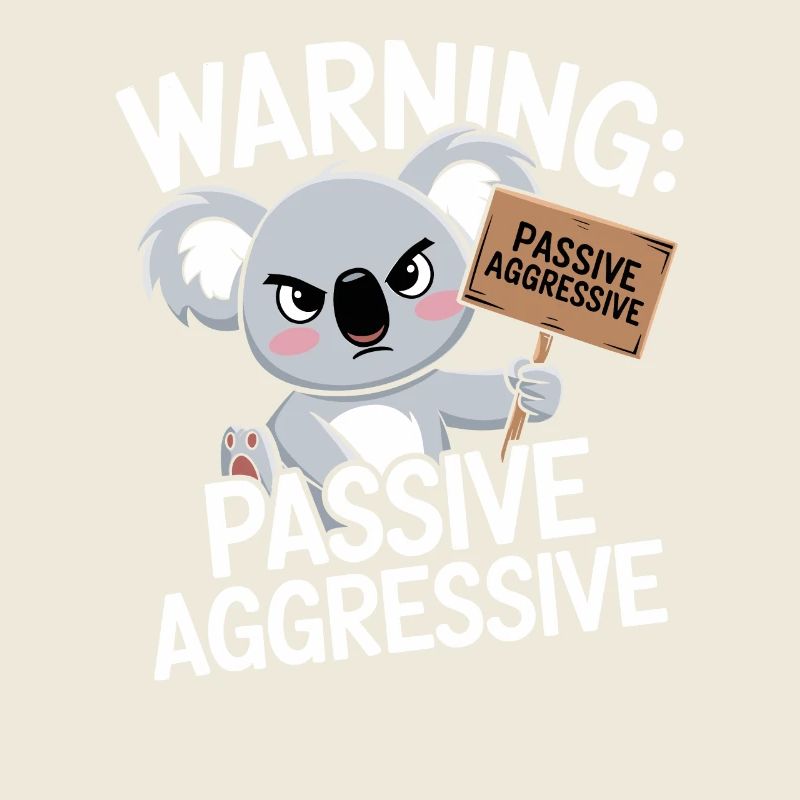Warnung: Passiv Aggressiv Koala
