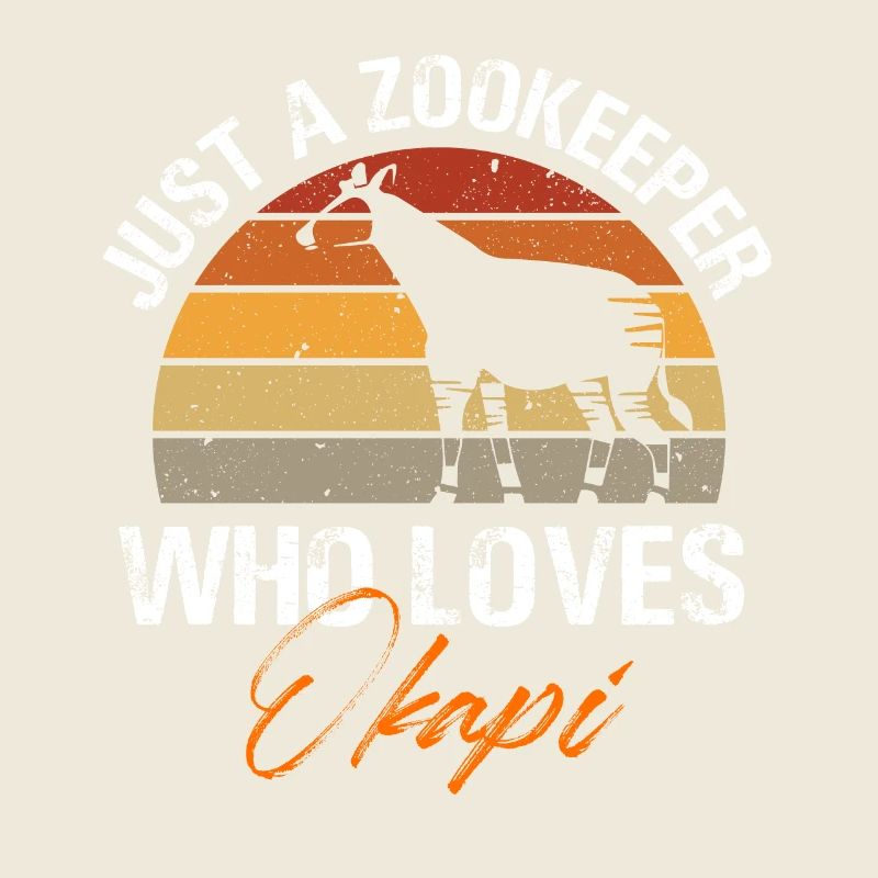 just a zookeeper who loves okapi Design for a