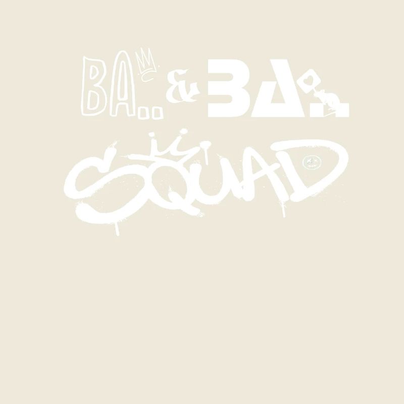 Ba Ba Squad Graffiti Design Wandkunst