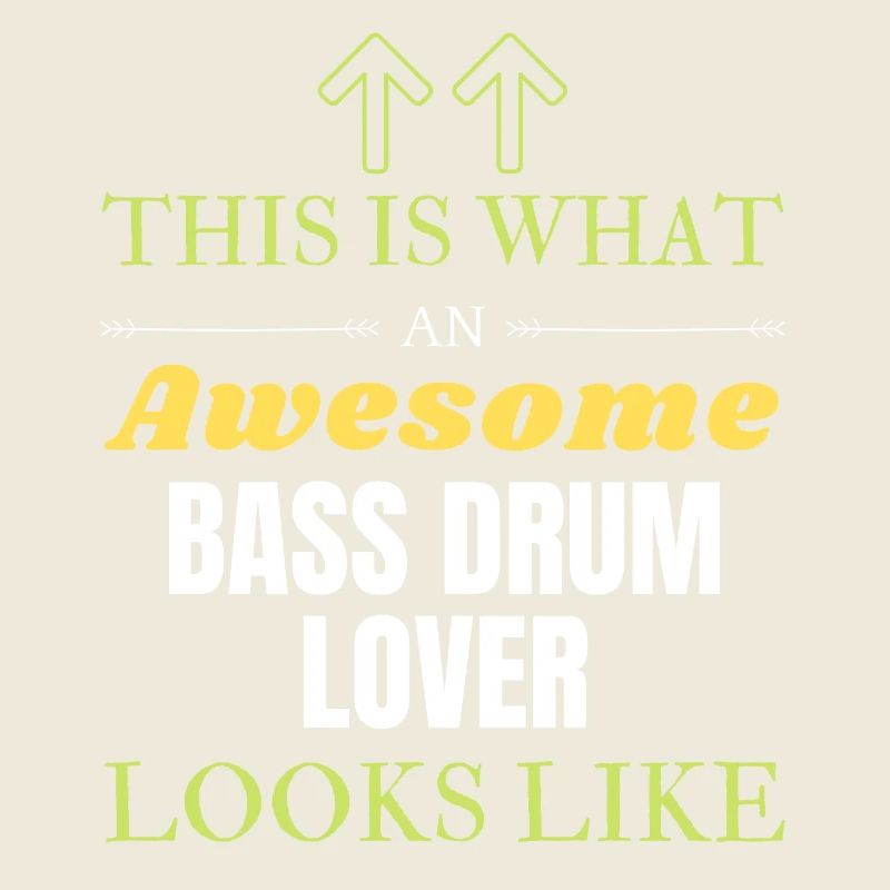 This is what an awesome Bass drum lover looks like