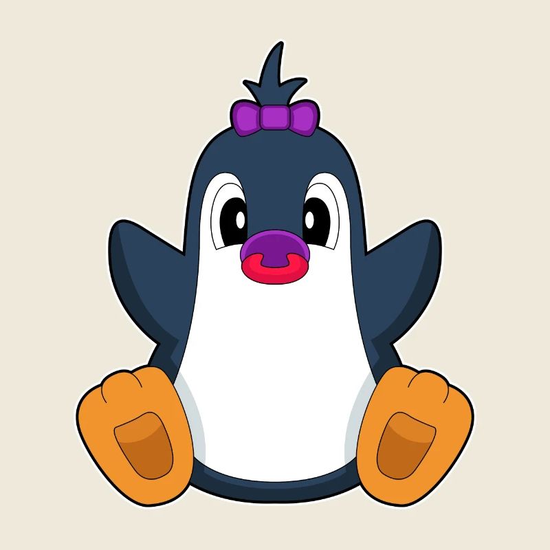 Penguin Baby Pacifier