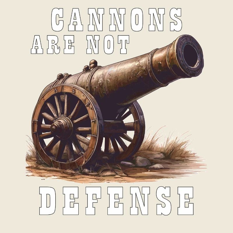 LES CANONS NE SONT PAS DE LA DÉFENSE