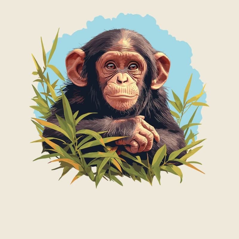 Chimpanzee Schimpansen Schimpanse
